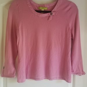Long sleeve mauve top